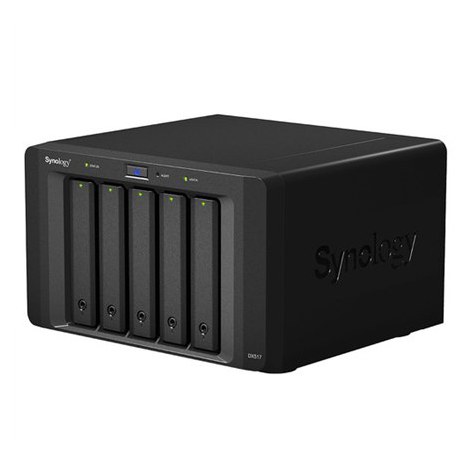 Synology | Tower NAS Expansion Unit | DX517 | up to 5 HDD/SSD Hot-Swap (drives not included) | Processor frequency GHz | GB | I - 2